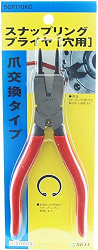 Amazon | SK11 スナップリングプライヤー 穴用 SCP-170KC | スナップ